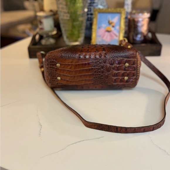🤎 BRAHMIN MINI ASHER SATCHEL IN THE COLOR PECAN! - Picture 6 of 11